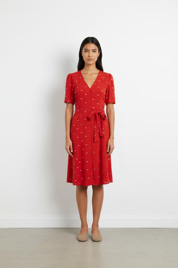 Robe Courte Rouge - Taille L/40