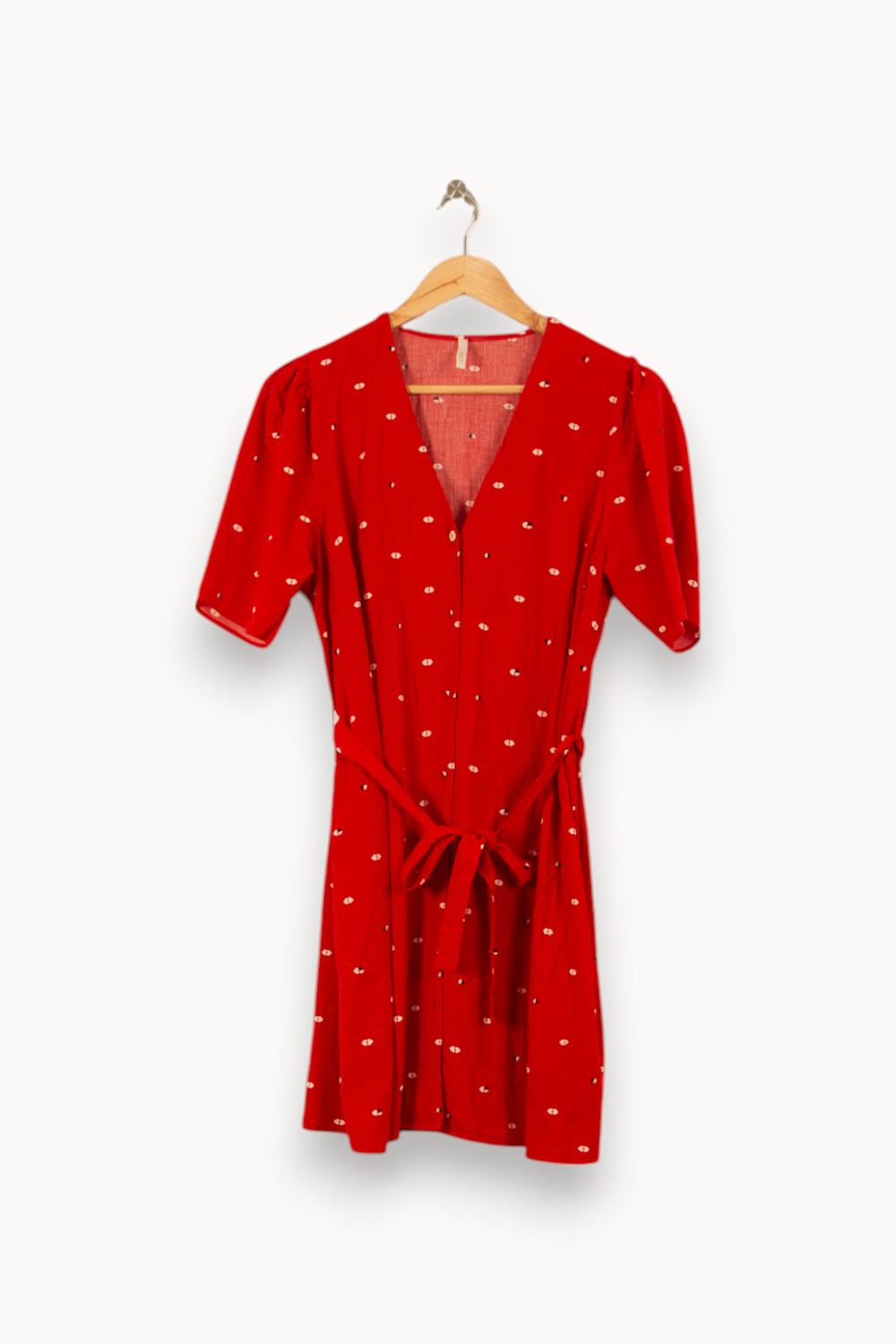 Robe Courte Rouge - Taille L/40 de la marque I.Code | PARAD53210 - Vendu par Paradigme - Image 2