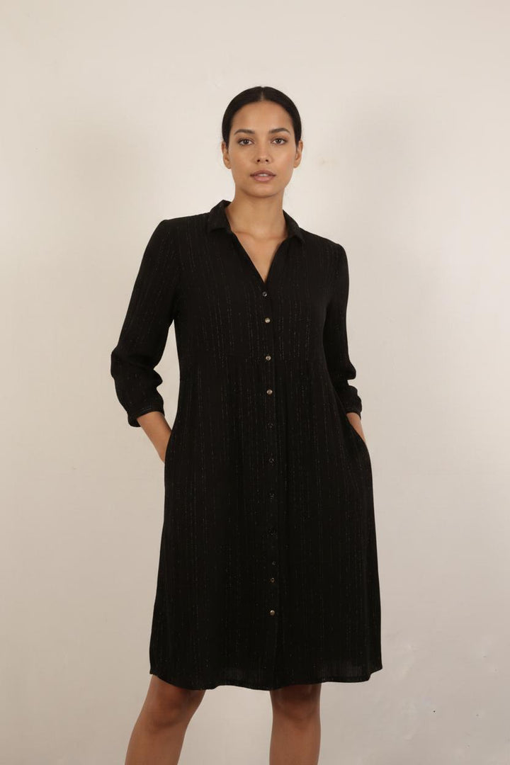 Robe Chemise Noire - Taille M/38
