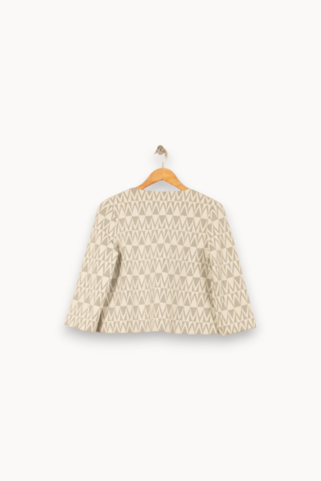 Veste Blanche et Grise - Taille S/36 de la marque La Fée Maraboutée | PARAD53256 - Vendu par Paradigme - Image 4
