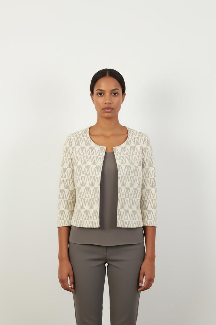 Veste Blanche et Grise - Taille S/36
