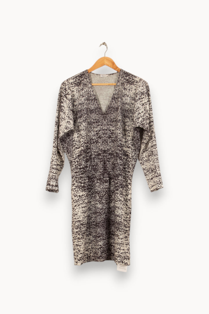 Robe Midi Grise et Blanche - Taille XS/34 de la marque Filippa K | PARAD53263 - Vendu par Paradigme - Image 2