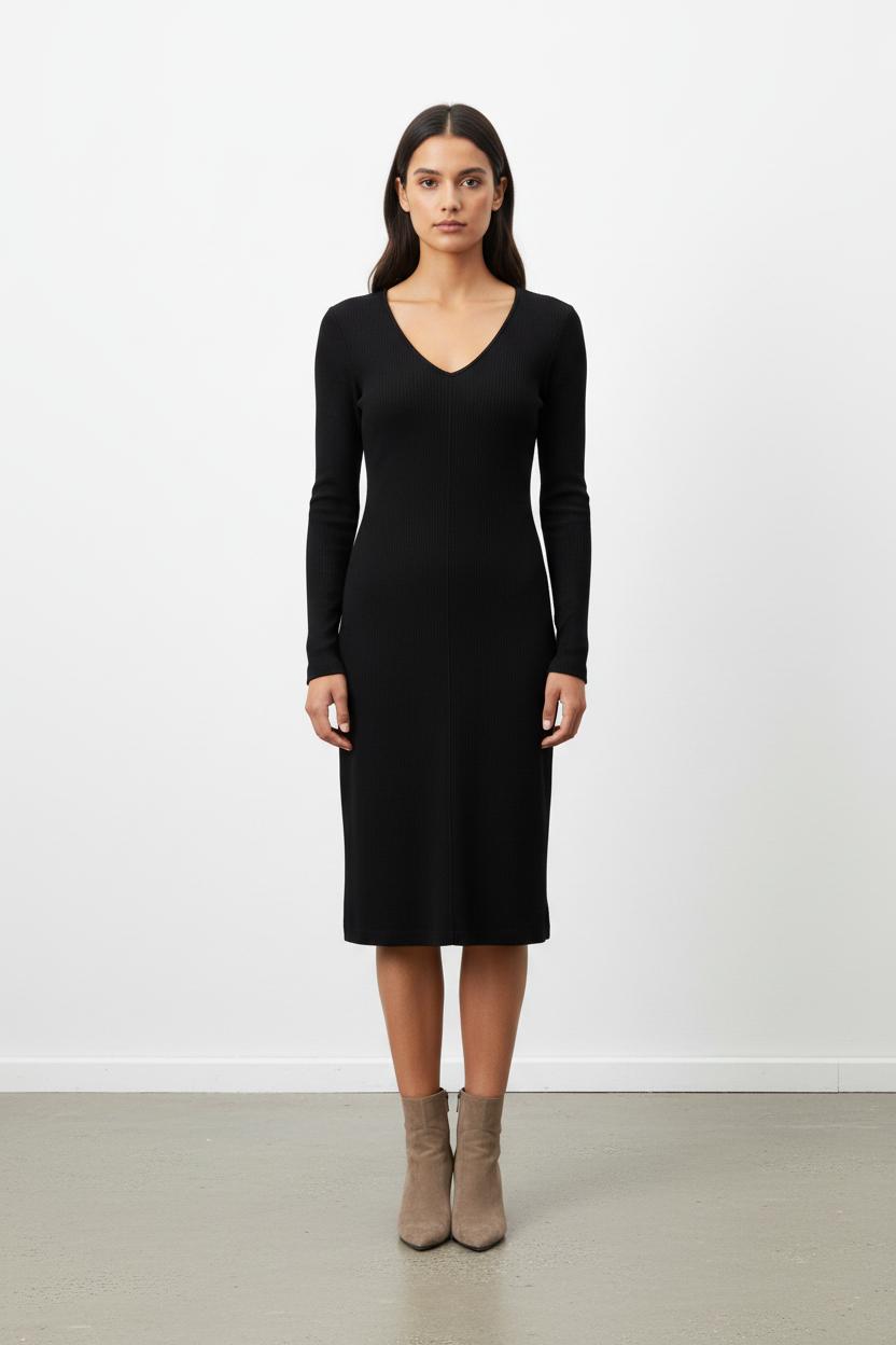 Robe Longue Noire - Taille XS/34