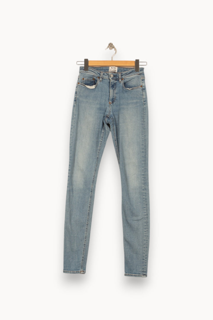 Jean Slim Bleu - Taille S/36 de la marque Acne Studios | PARAD53266 - Vendu par Paradigme - Image 2
