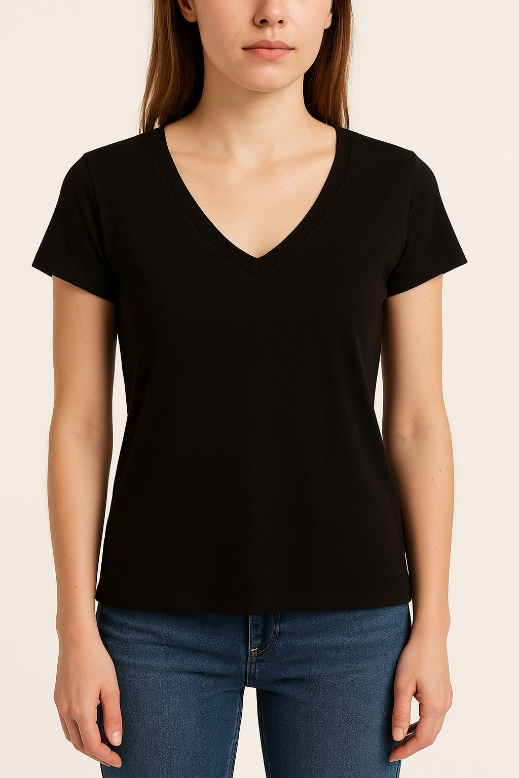 Tee-shirt Noir - Taille S/36 de la marque Grace & Mila | PARAD53276 - Vendu par Paradigme - Image 1