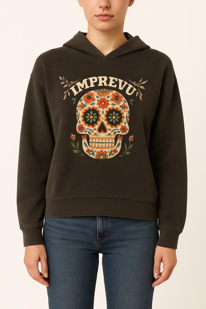 Sweat À Capuche Noir et Multicolore - Taille XS/34 de la marque Imprevu | PARAD53287 - Vendu par Paradigme - Image 1