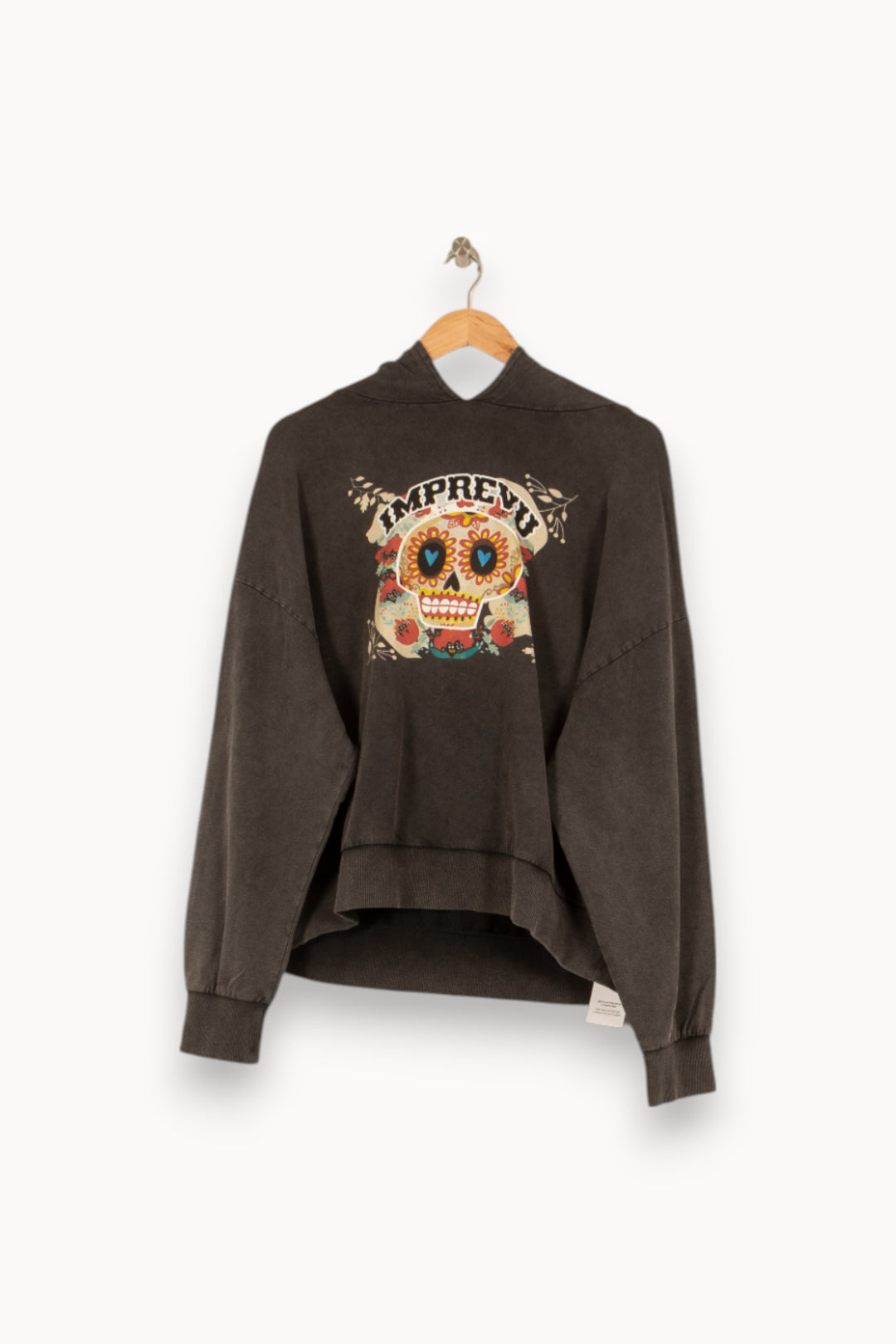 Sweat À Capuche Noir et Multicolore - Taille XS/34 de la marque Imprevu | PARAD53287 - Vendu par Paradigme - Image 2