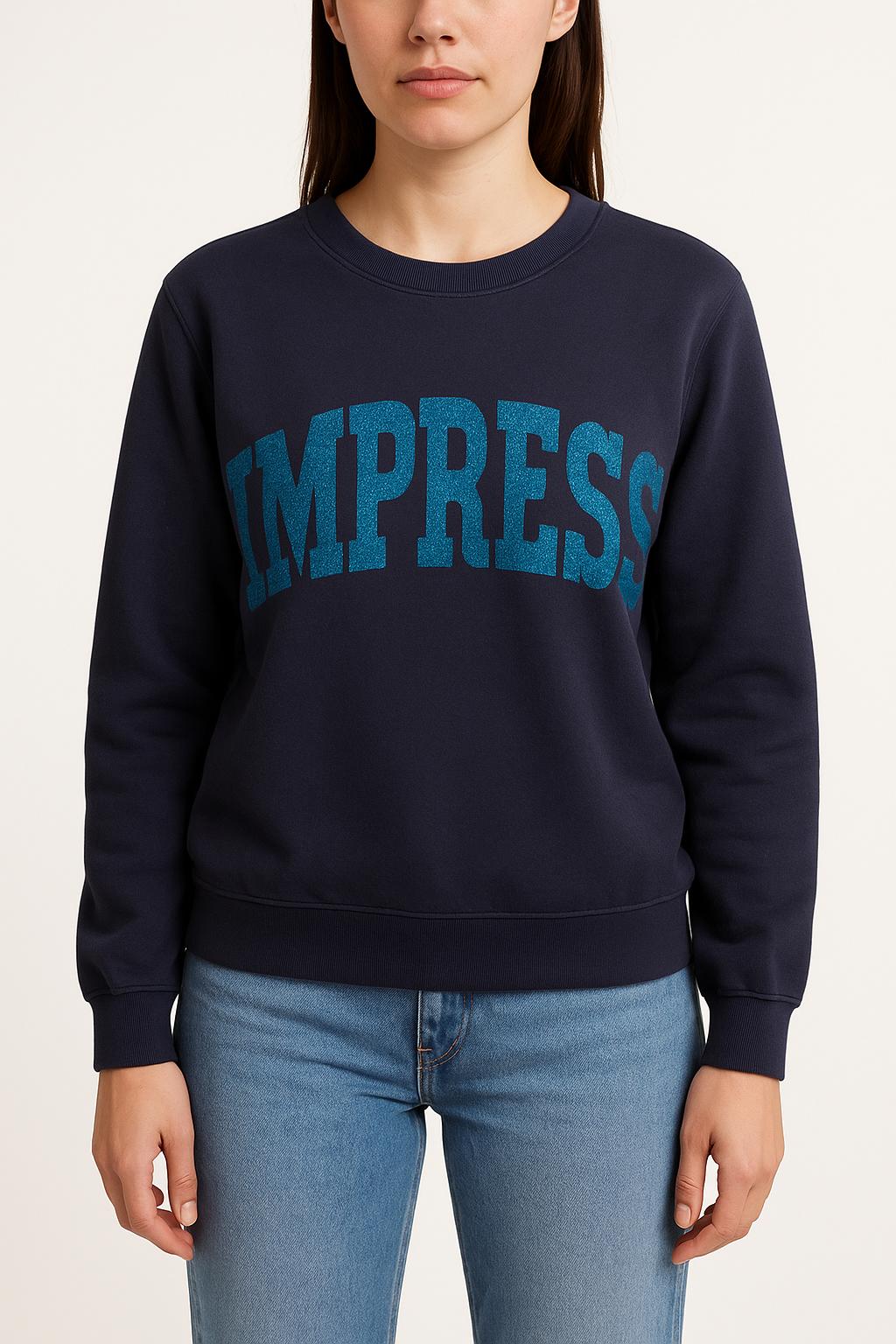 Sweat Bleu - Taille XS/34 de la marque Imprevu | PARAD53289 - Vendu par Paradigme - Image 1