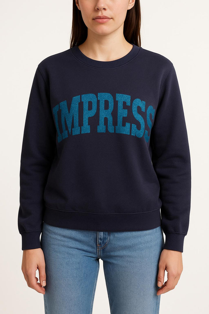 Sweat Bleu - Taille XS/34 de la marque Imprevu | PARAD53289 - Vendu par Paradigme - Image 1