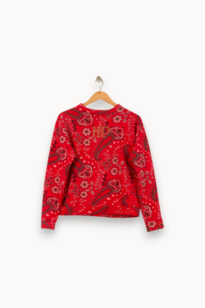 Sweat Rouge - Taille XS/34 de la marque Imprevu | PARAD53292 - Vendu par Paradigme - Image 2