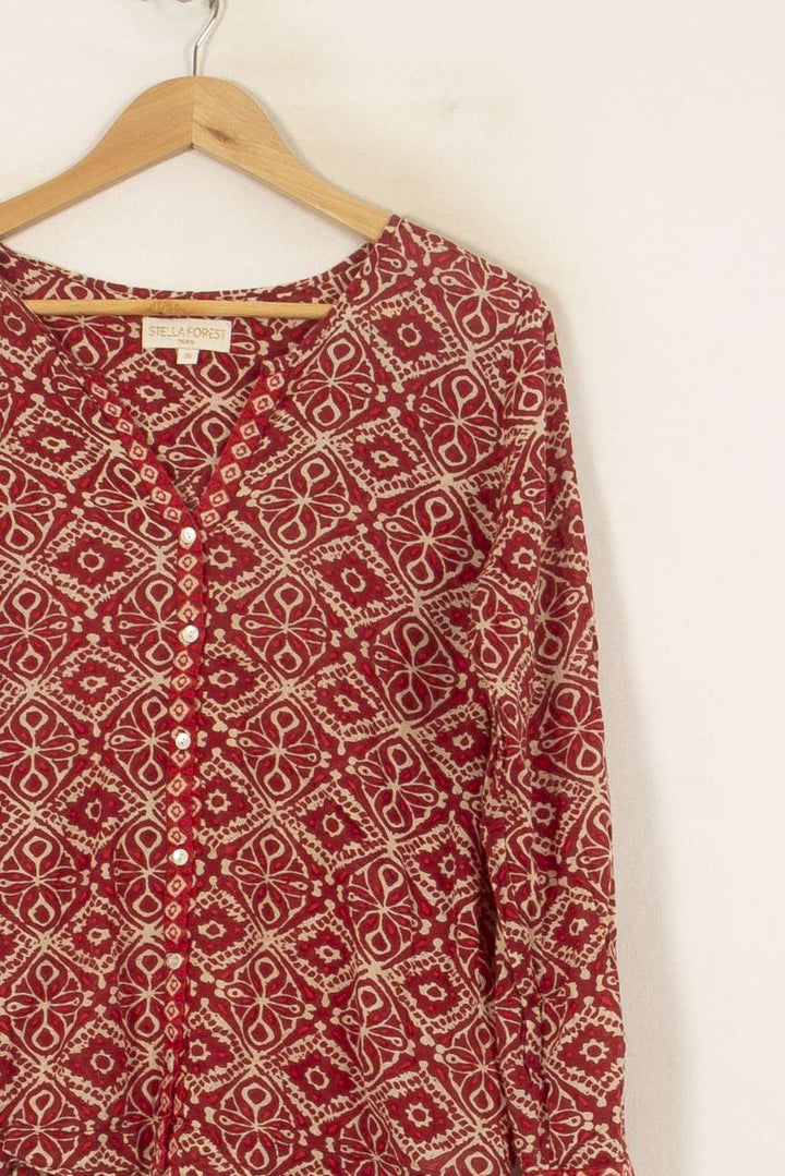 Blouse Rouge et Blanche - Taille M/38 de la marque Stella Forest | PARAD53301 - Vendu par Paradigme - Image 3