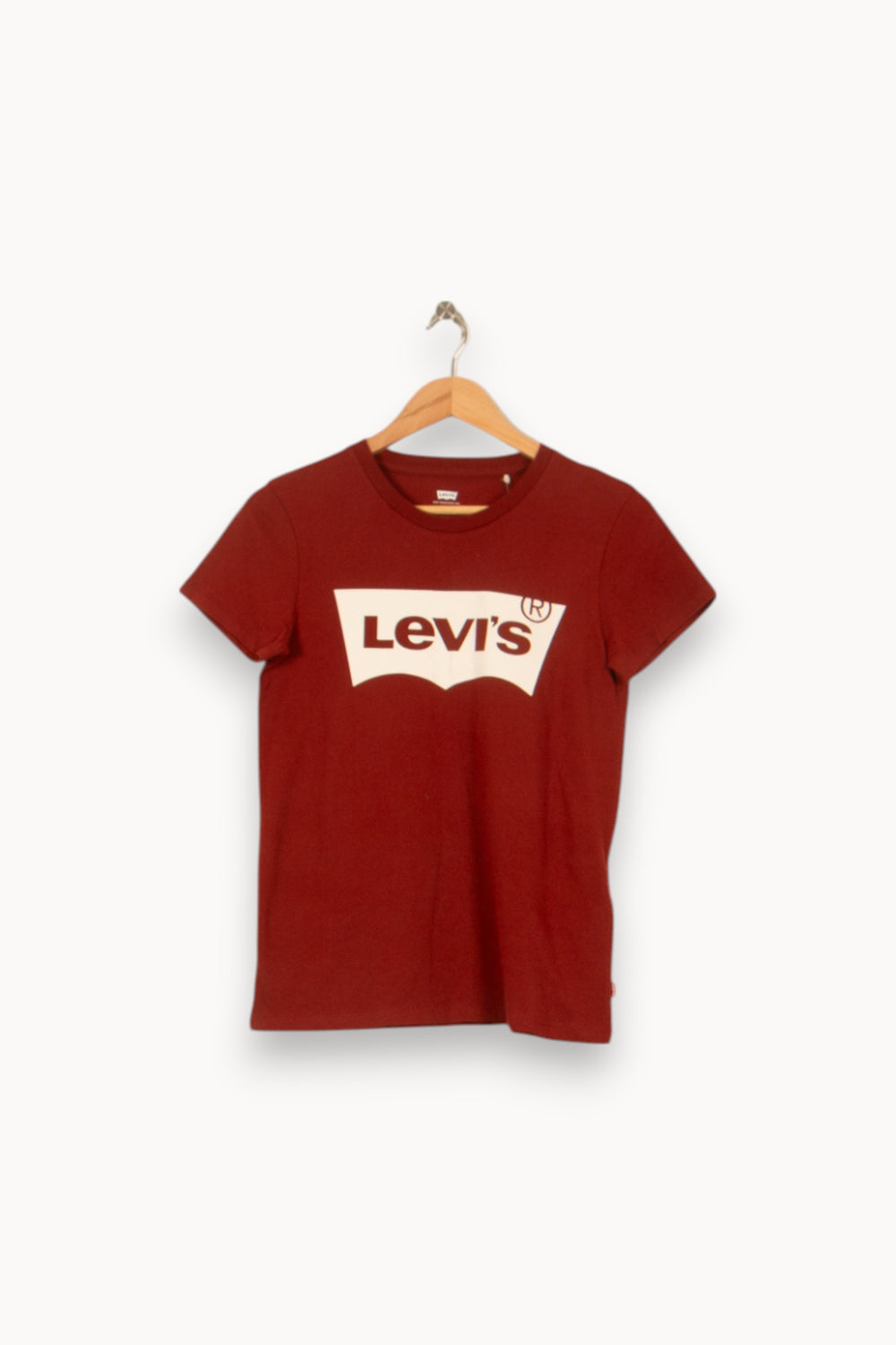 Tee-shirt Marron et Blanc - Taille XS/34 de la marque Levi's | PARAD53310 - Vendu par Paradigme - Image 2