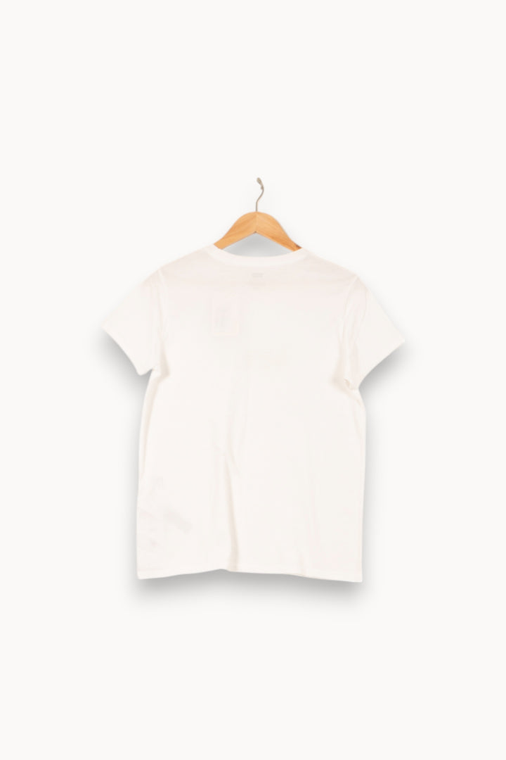 Tee-shirt Blanc - Taille M/38 de la marque Levi's | PARAD53312 - Vendu par Paradigme - Image 4