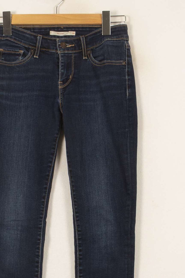 Jean Skinny Bleu - Taille S/36 de la marque Levi's | PARAD53313 - Vendu par Paradigme - Image 3