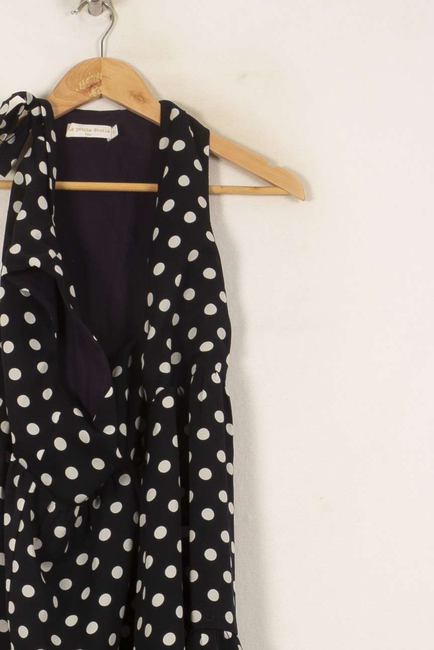 Robe Midi Noire et Blanche - Taille M/38 de la marque La Petite Etoile | PARAD53315 - Vendu par Paradigme - Image 3