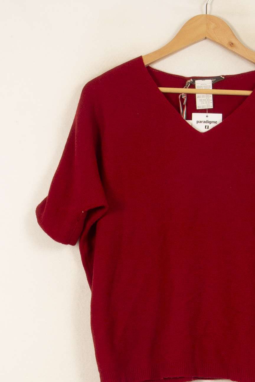 Pull Bordeaux - Taille S/36 de la marque La Fée Maraboutée | PARAD53316 - Vendu par Paradigme - Image 3