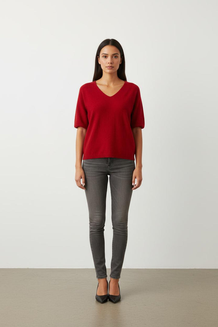 Pull Bordeaux - Taille S/36
