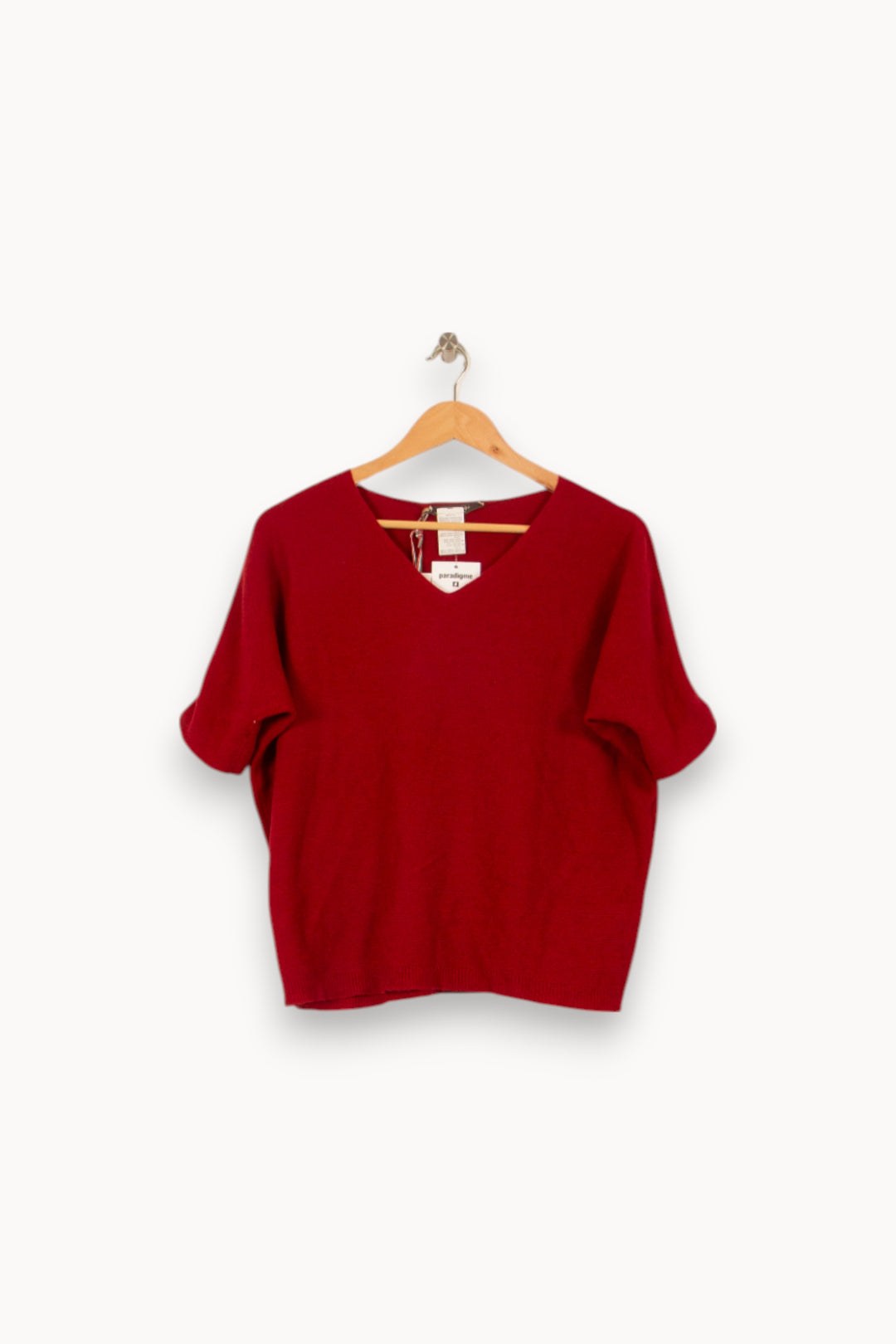 Pull Bordeaux - Taille S/36 de la marque La Fée Maraboutée | PARAD53316 - Vendu par Paradigme - Image 2