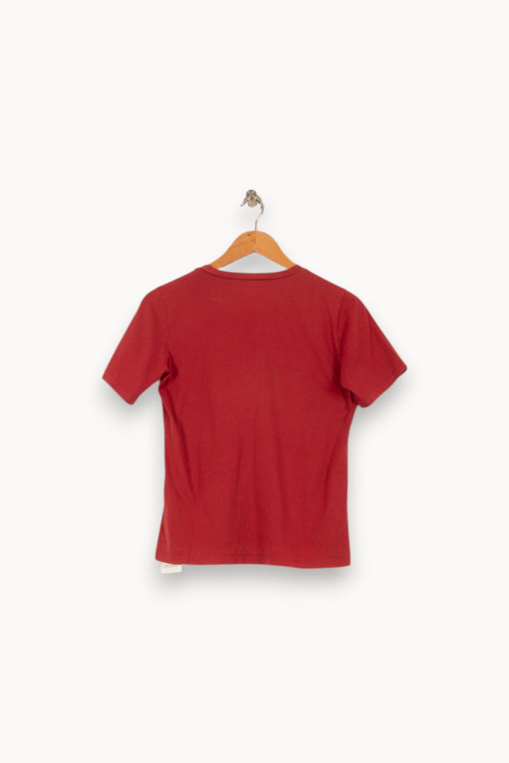 Tee-shirt Bordeaux - Taille S/36 de la marque Grace & Mila | PARAD53318 - Vendu par Paradigme - Image 4