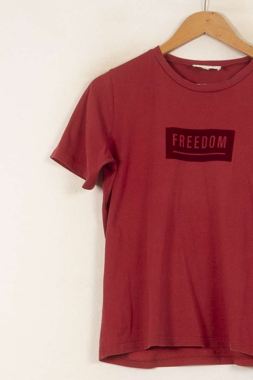 Tee-shirt Bordeaux - Taille S/36 de la marque Grace & Mila | PARAD53318 - Vendu par Paradigme - Image 3