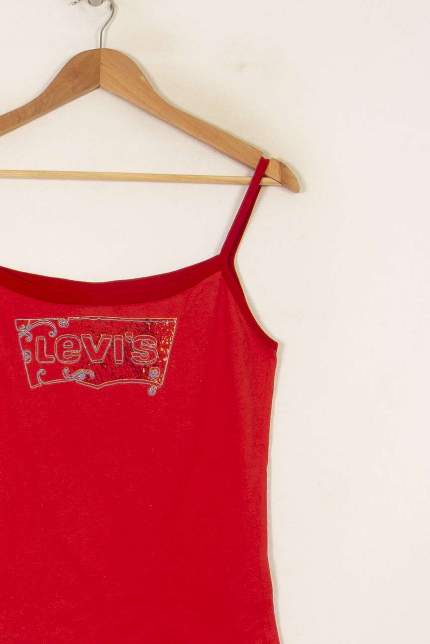 Débardeur Rouge - Taille L/40 de la marque Levi's | PARAD53320 - Vendu par Paradigme - Image 3