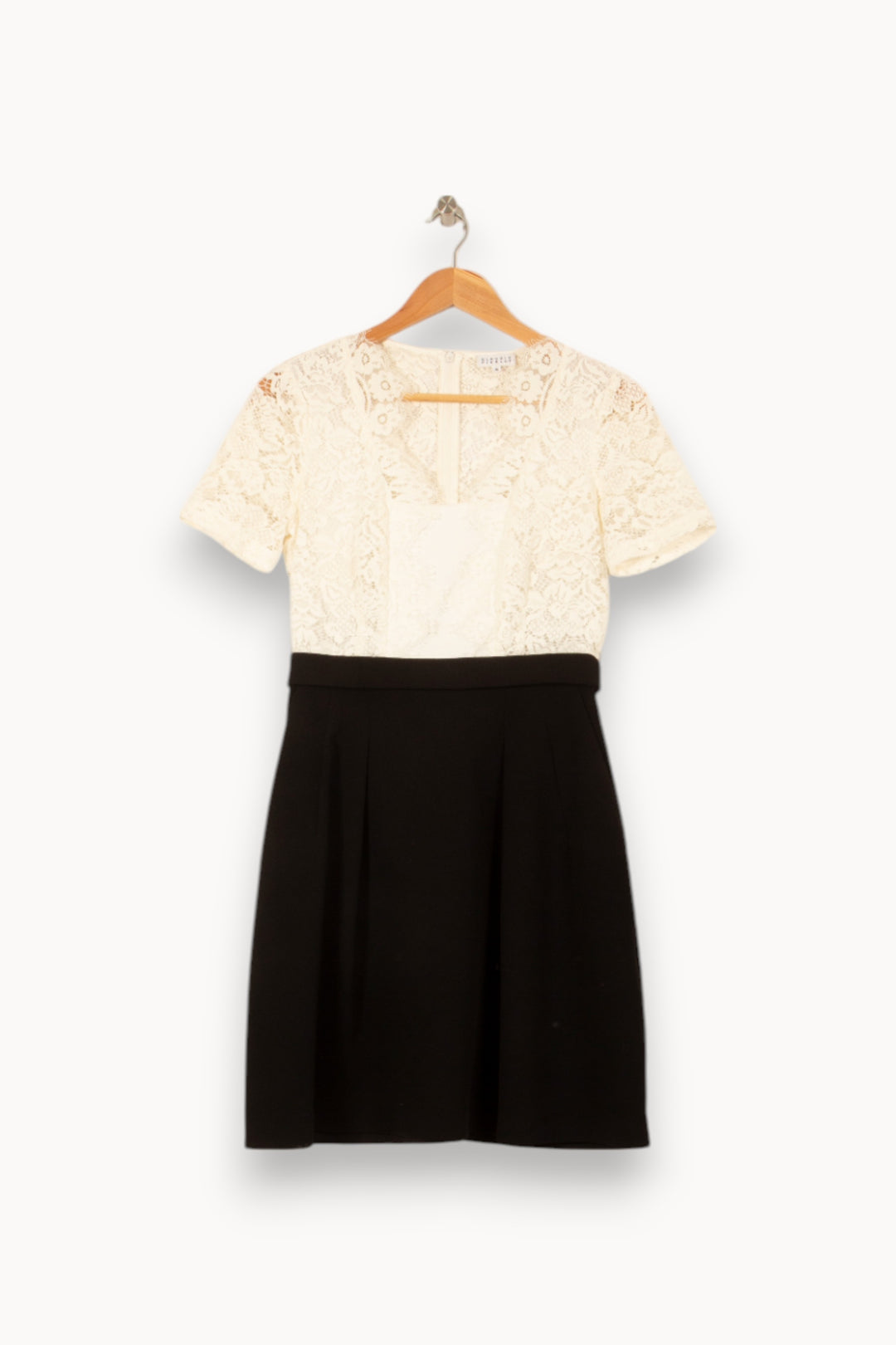 Robe Courte Blanche et Noire - Taille S/36 de la marque Claudie Pierlot | PARAD53326 - Vendu par Paradigme - Image 2
