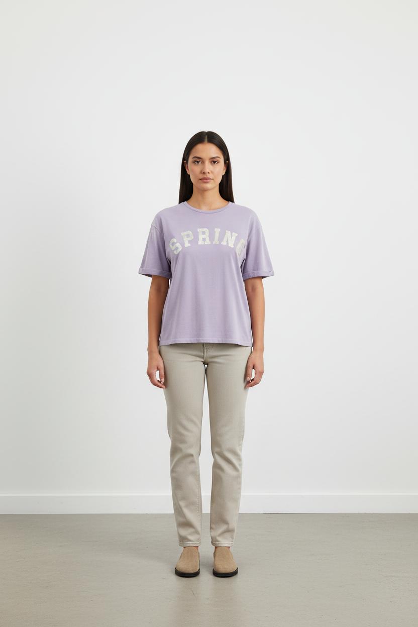 Tee-shirt Violet - Taille S/36