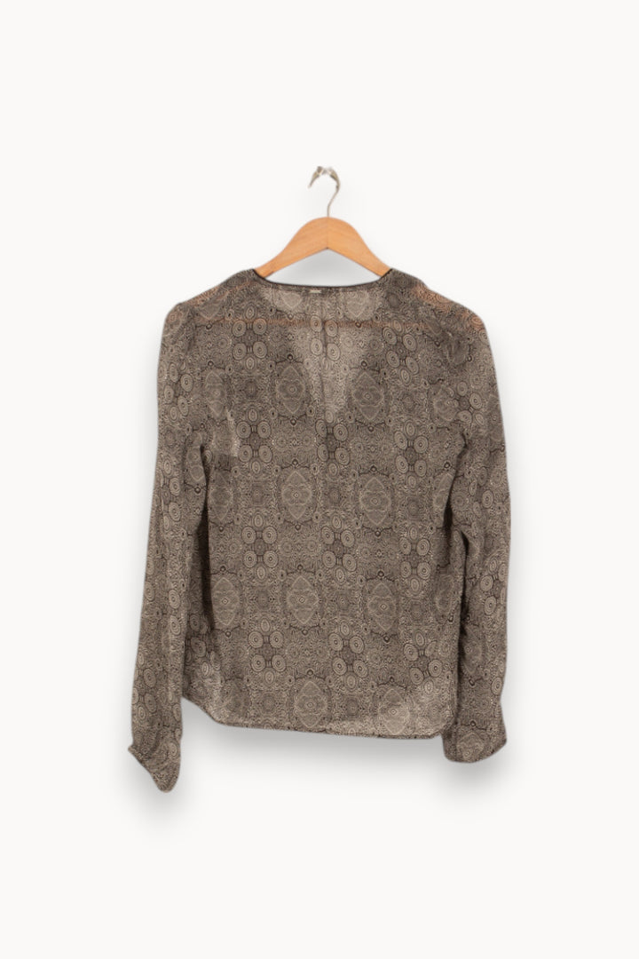 Blouse Grise - Taille XS/34 de la marque IKKS | PARAD53338 - Vendu par Paradigme - Image 4