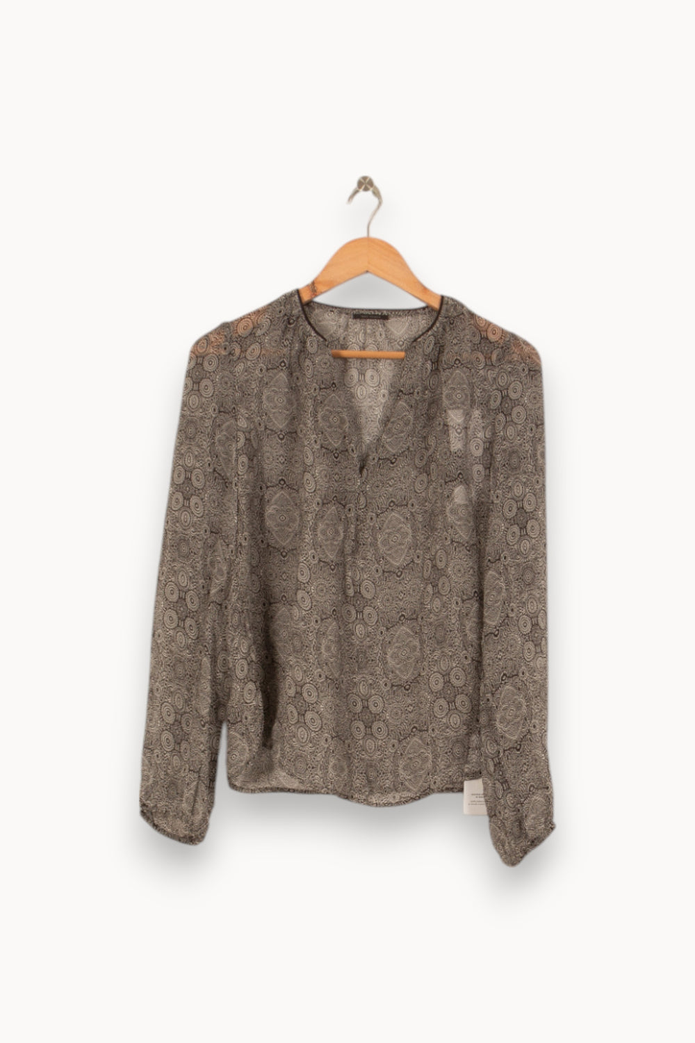 Blouse Grise - Taille XS/34 de la marque IKKS | PARAD53338 - Vendu par Paradigme - Image 2