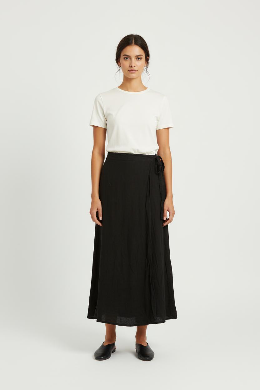 Jupe Longue Noire - Taille XXL/44 de la marque La Fée Maraboutée | PARAD53342 - Vendu par Paradigme - Image 1