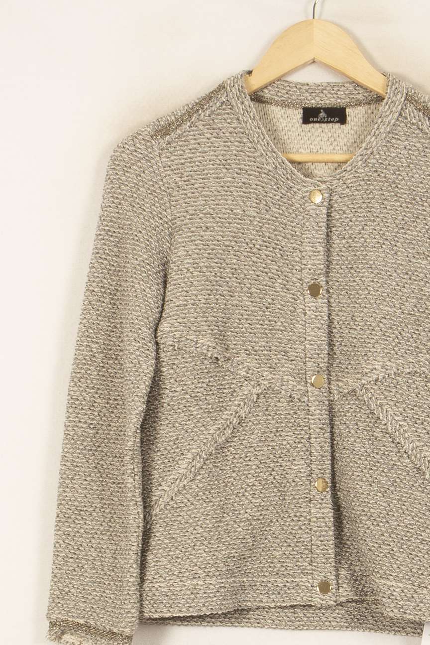 Veste Grise - Taille S/36 de la marque One Step | PARAD53350 - Vendu par Paradigme - Image 3