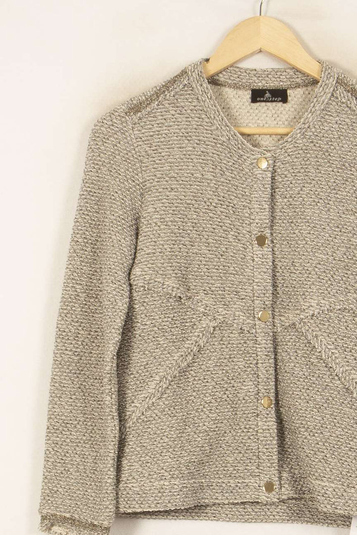 Veste Grise - Taille S/36 de la marque One Step | PARAD53350 - Vendu par Paradigme - Image 3