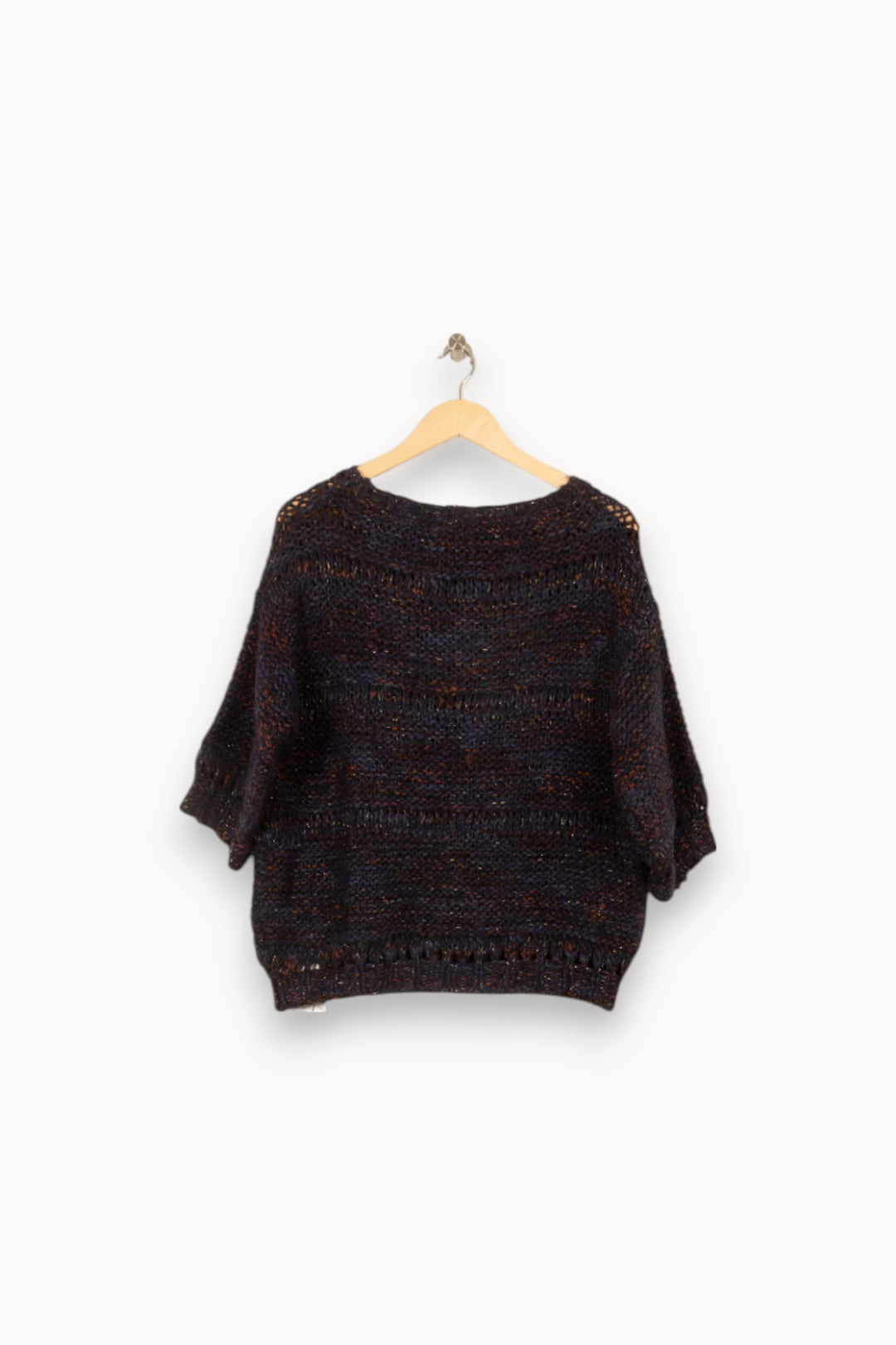 Pull Bleu - Taille XS/34 de la marque La Fée Maraboutée | PARAD53364 - Vendu par Paradigme - Image 4