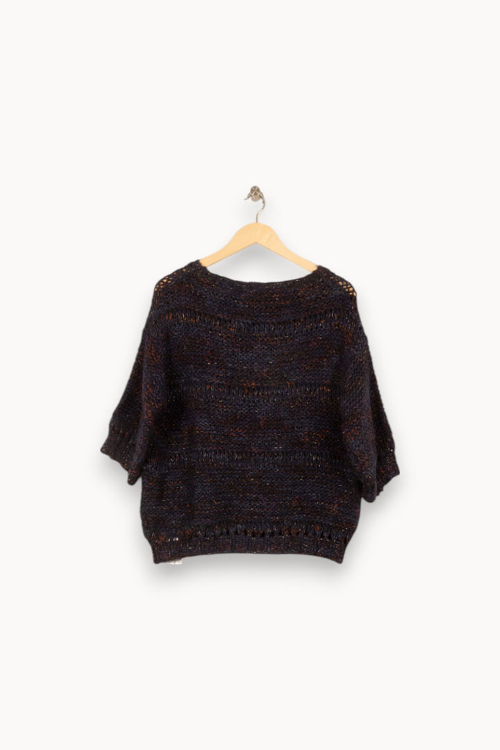 Pull Bleu - Taille XS/34 de la marque La Fée Maraboutée | PARAD53364 - Vendu par Paradigme - Image 4