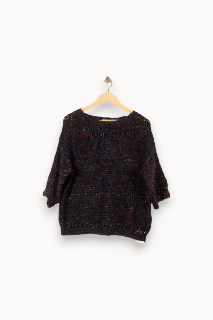 Pull Bleu - Taille XS/34 de la marque La Fée Maraboutée | PARAD53364 - Vendu par Paradigme - Image 2