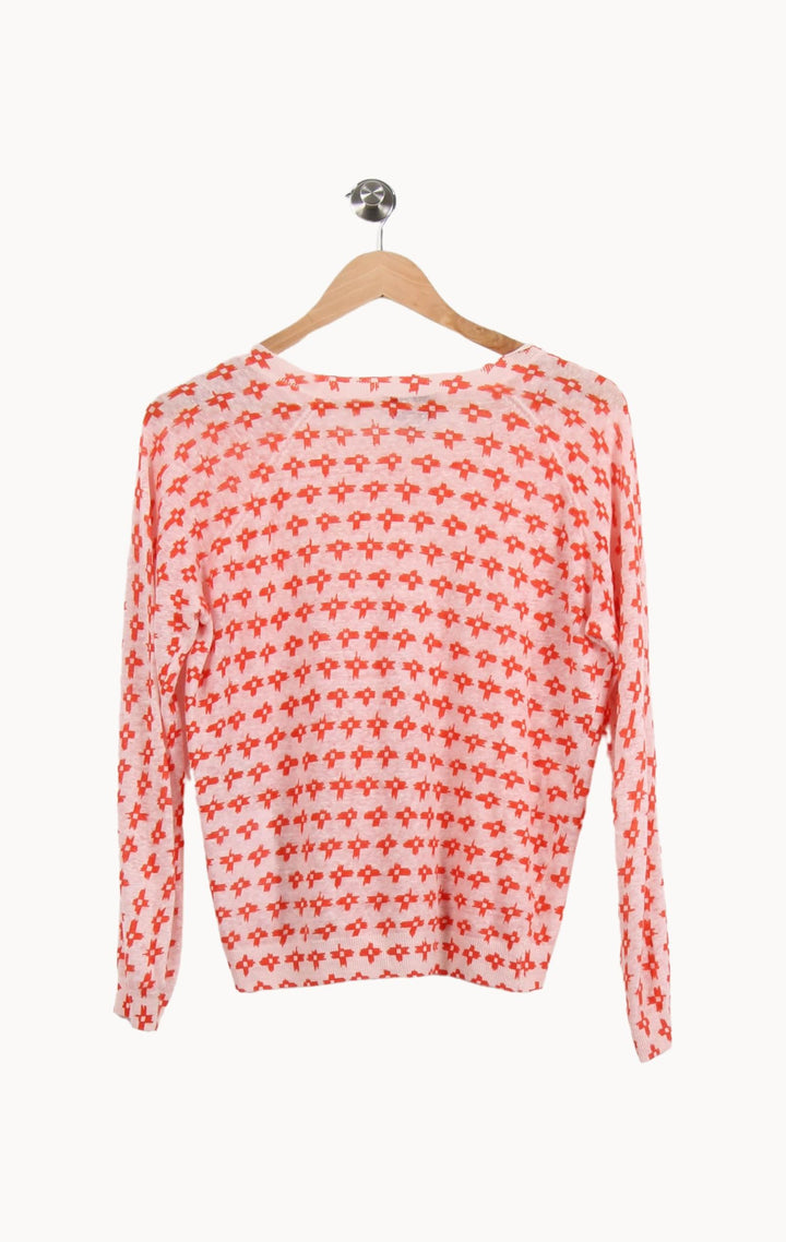 Pull Orange et Blanc - Taille S/36 de la marque Bimba y Lola | PARAD53374 - Vendu par Paradigme - Image 4