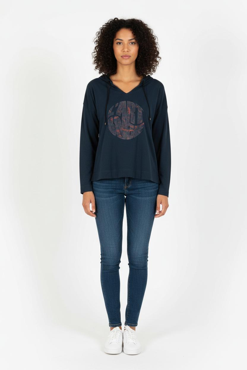 Sweat À Capuche Bleu - Taille M/38