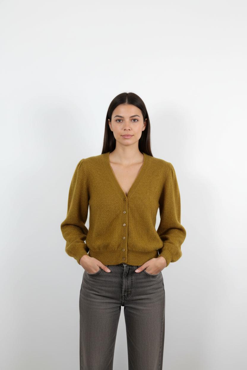 Cardigan Vert - Taille S/36