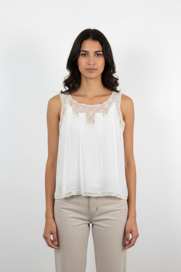 Débardeur Blanc - Taille XS/34
