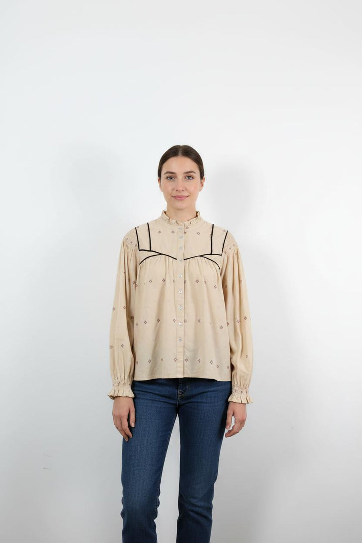 Blouse Beige - Taille S/36