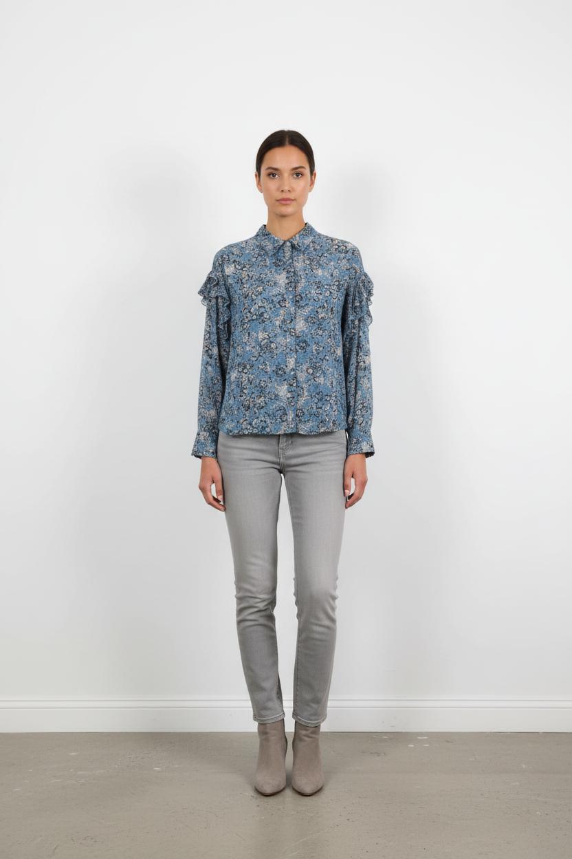 Chemisier Bleu - Taille L/40