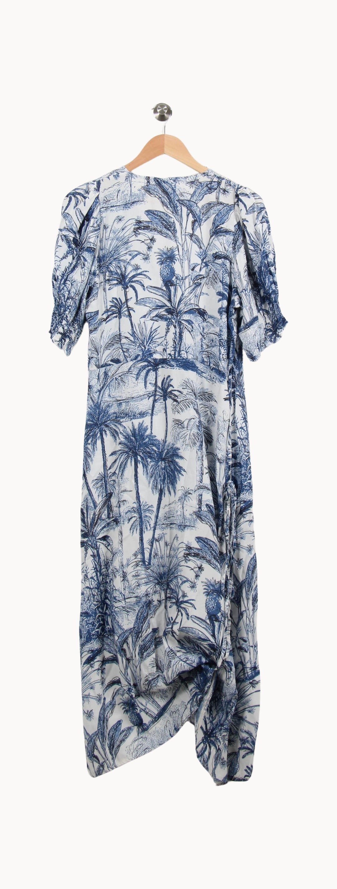 Robe Blanche et Bleue - Taille M/38 de la marque La Fée Maraboutée | PARAD53393 - Vendu par Paradigme - Image 4
