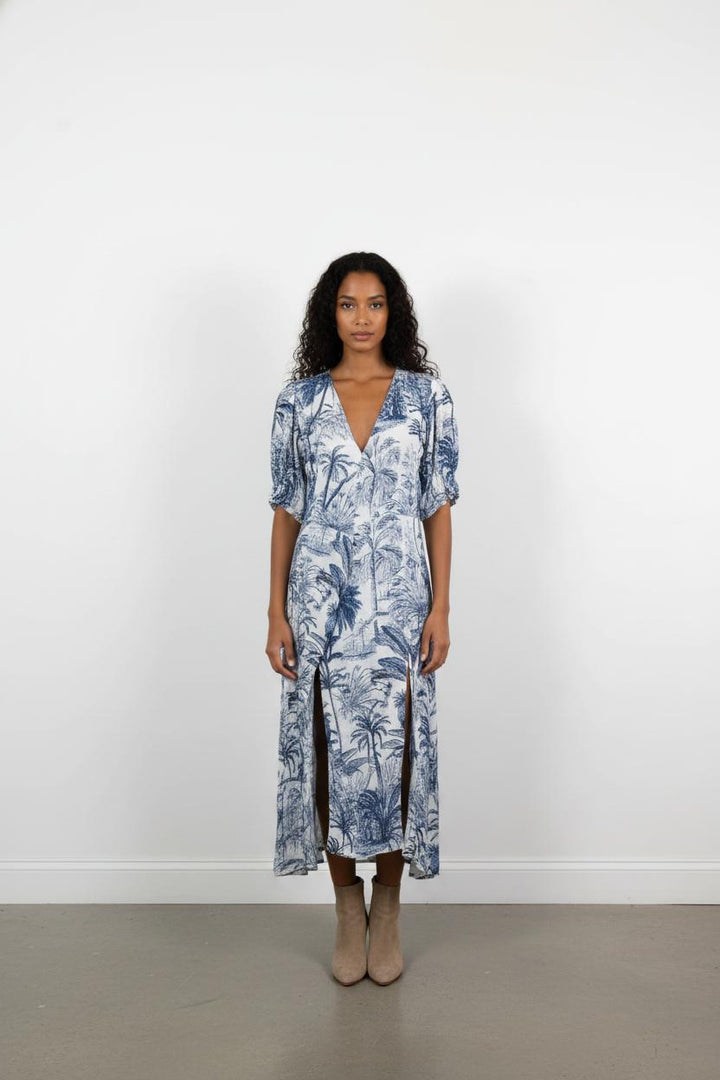 Robe Blanche et Bleue - Taille M/38