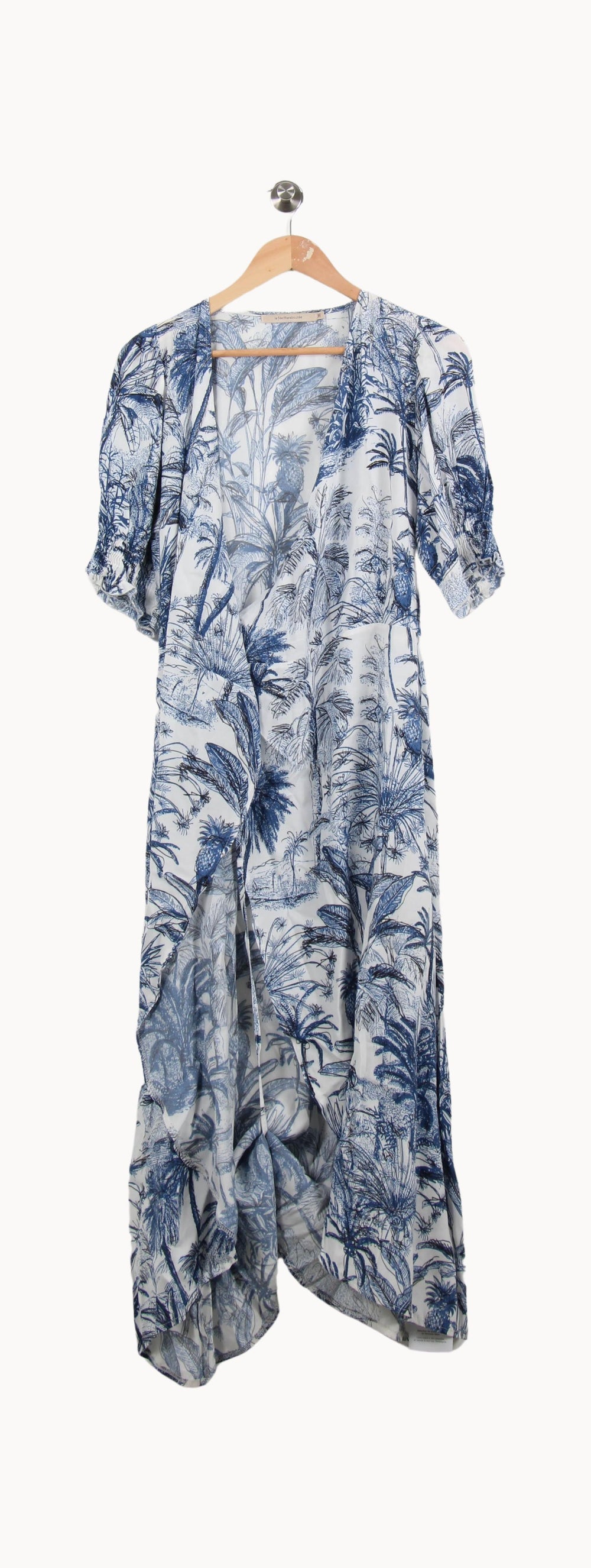 Robe Blanche et Bleue - Taille M/38 de la marque La Fée Maraboutée | PARAD53393 - Vendu par Paradigme - Image 2