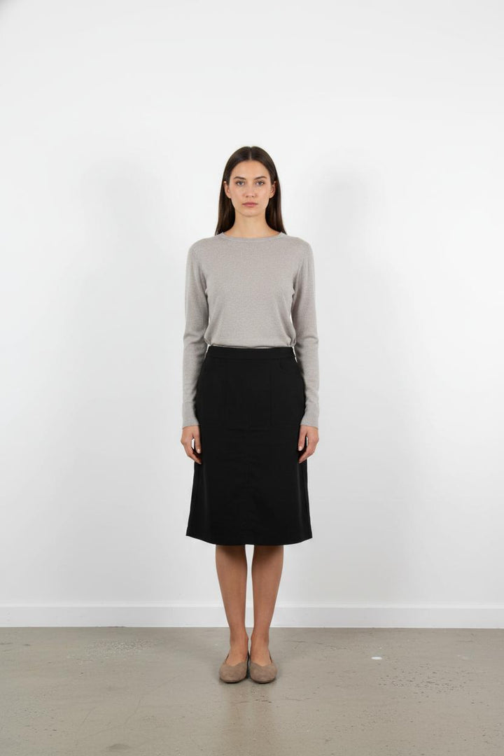 Jupe Midi Noire - Taille XL/42