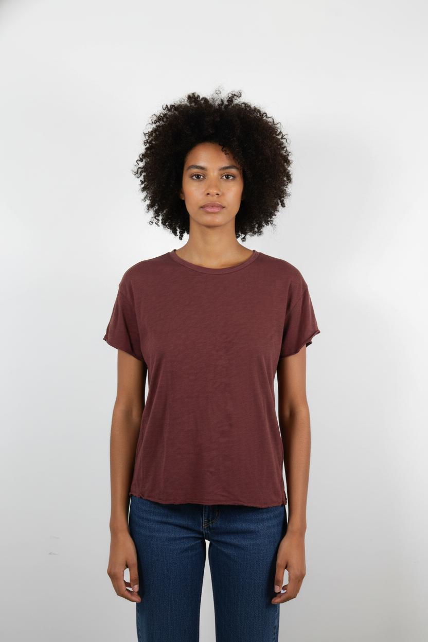 T-shirt Bordeaux - Taille L/40