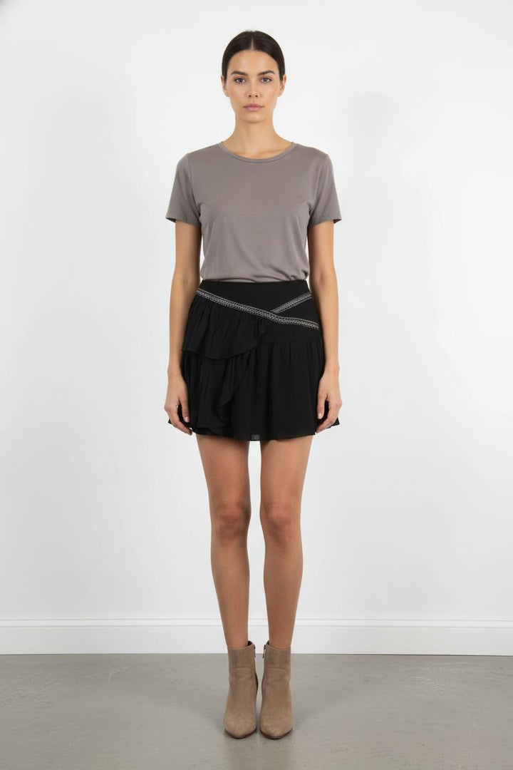 Jupe Volantée Noire - Taille M/38