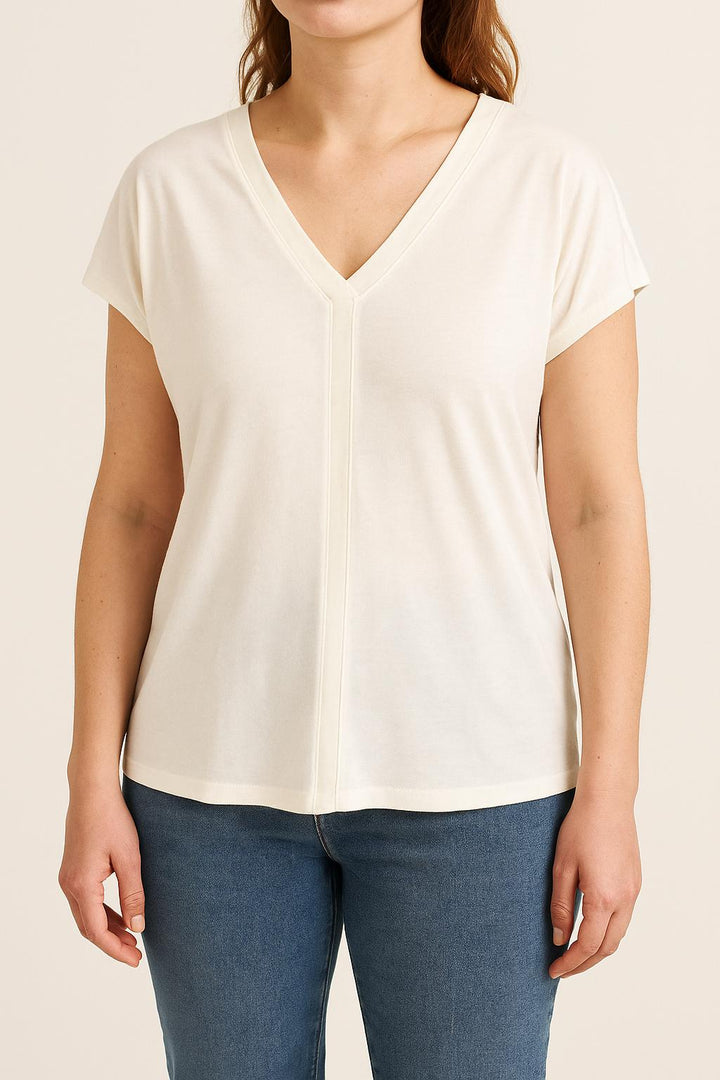 Tee-shirt Beige - Taille XL/42 de la marque La Fée Maraboutée | PARAD53440 - Vendu par Paradigme - Image 1