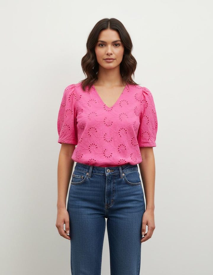 Blouse Rose - Taille S/36