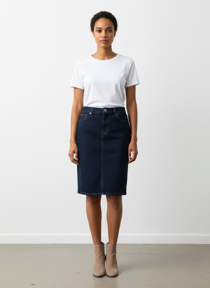 Jupe En Jean Bleue - Taille M/38